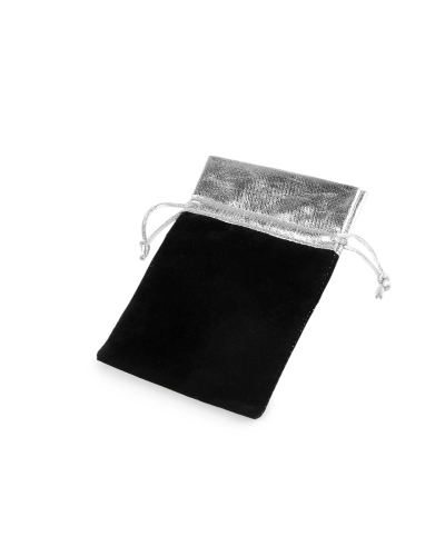 Darčekové vrecúško 10x13 cm zamatové, metalické - 10 ks | Mimib