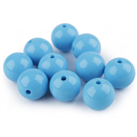 Mărgele din plastic Color, Ø20 mm | Mimib