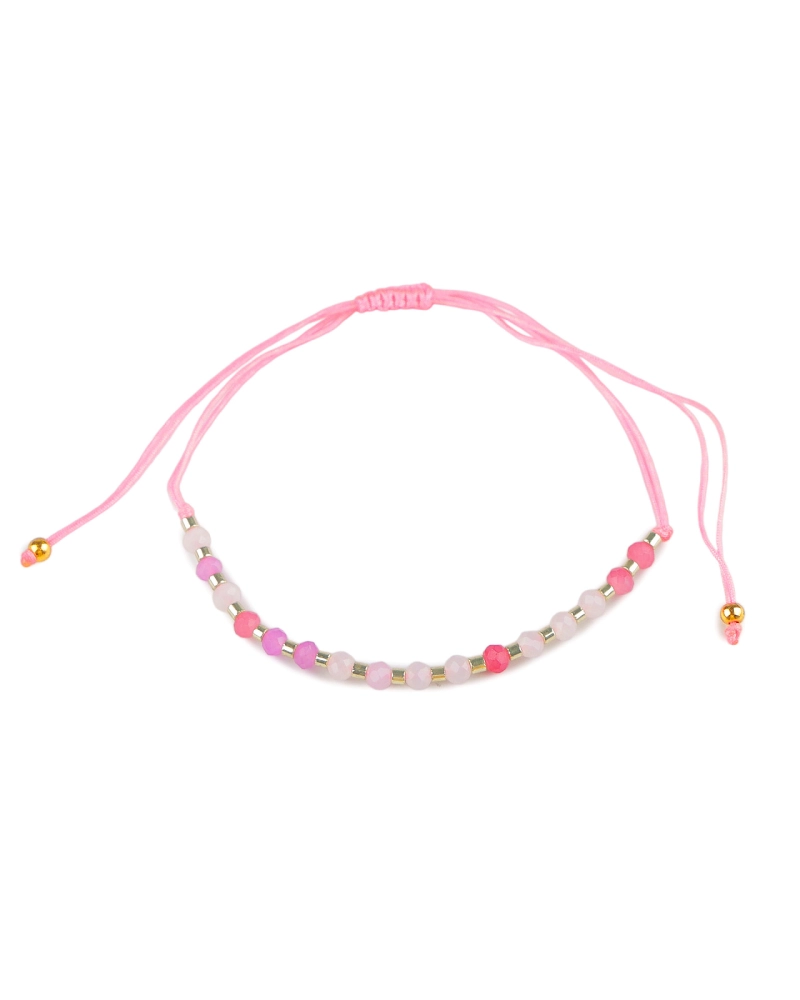 Náramok shamballa brúsené korálky s AB efektom - 1 ks | Mimib Náramok shamballa brúsené korálky s AB efektom - 1 ks | Mimib