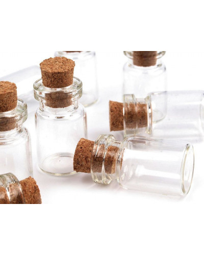 Sticluță cu dop de plută, 0,8 ml | Mimib