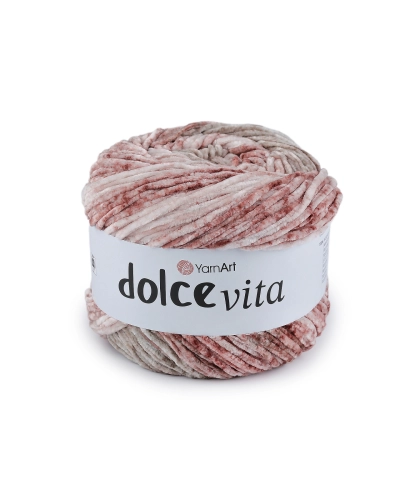 Pletacia ženilková priadza Dolce Vita 150 g - 1 ks | Mimib