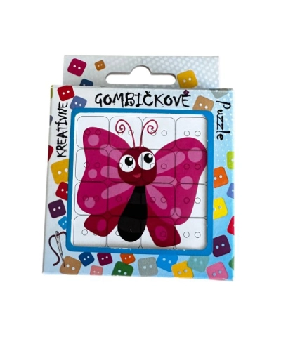 Puzzle cu Nasturi – Fluture