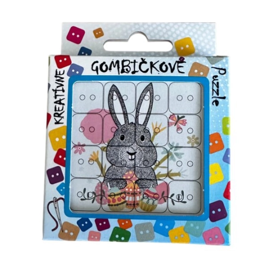 Puzzle cu Nasturi – Iepuraș | Mimib