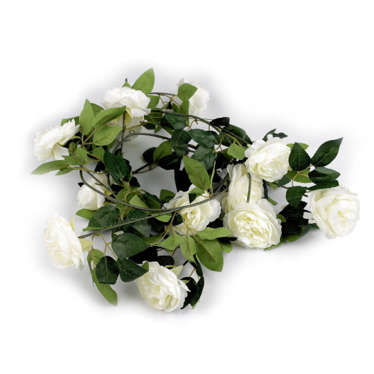 Ghirlandă de flori artificiale trandafir | Mimib