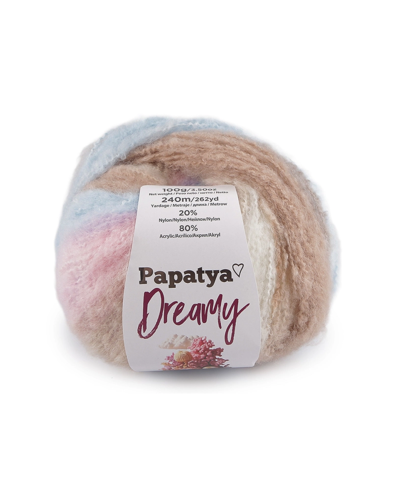 Pletacia priadza Papatya Dreamy 100 g - 1 ks | Mimib Pletacia priadza Papatya Dreamy 100 g - 1 ks | Mimib