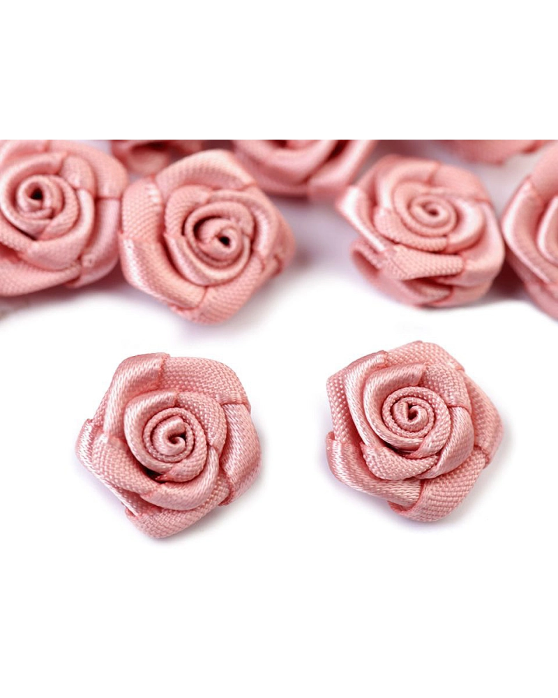 Saténová ruža Ø15 mm - 10 ks | Mimib