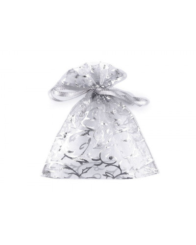 Săculeț organza cu lurex, 7x10 cm | Mimib