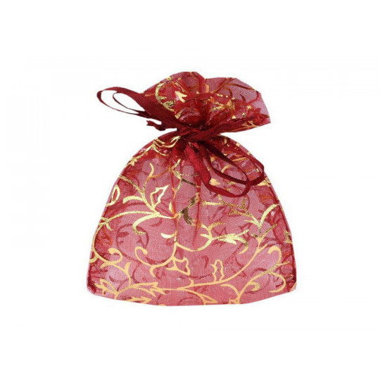 Săculeț organza cu lurex, 7x10 cm | Mimib