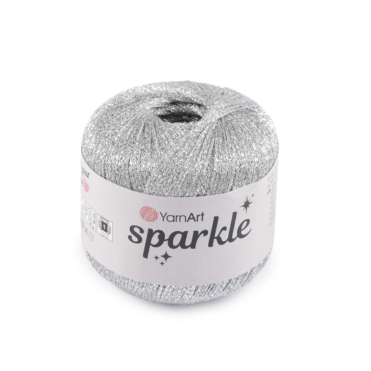 Pletacia priadza Sparkle s lurexom 25 g - 1 ks | Mimib