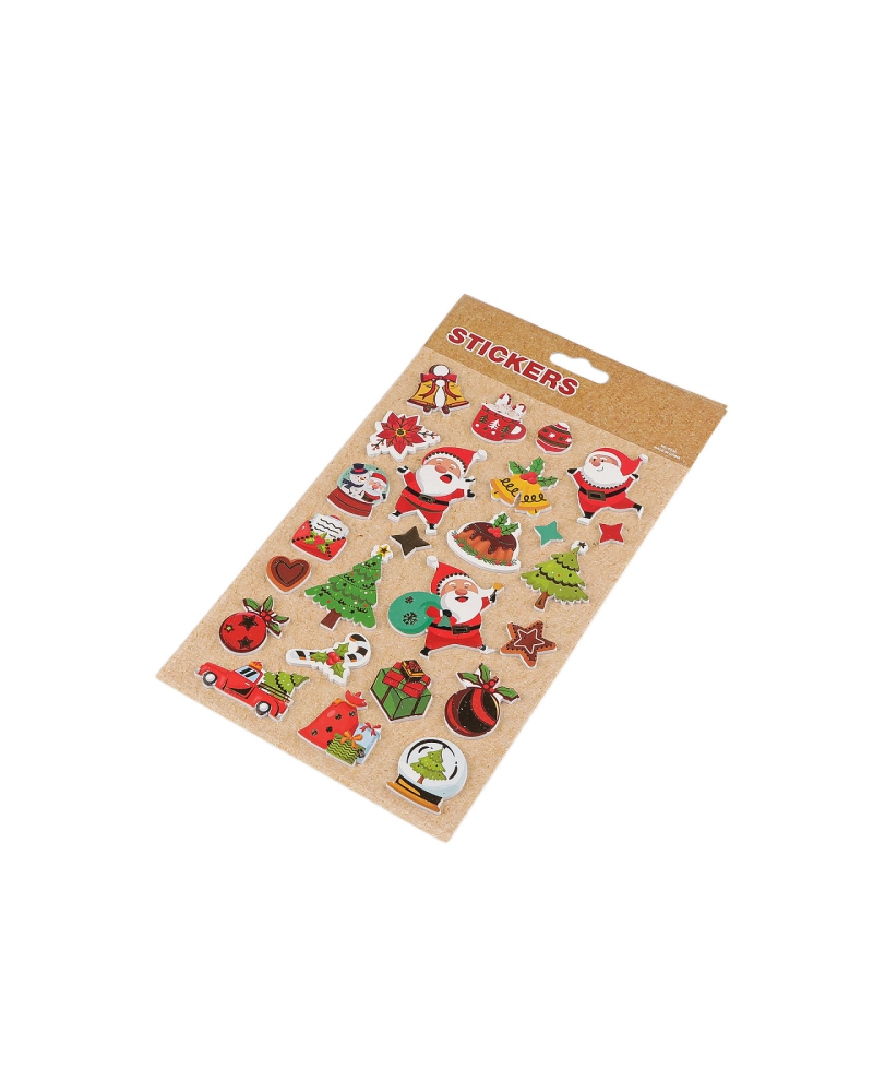 Vianočné samolepky 3D - 1 sáčok | Mimib Vianočné samolepky 3D - 1 sáčok | Mimib