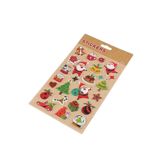 Vianočné samolepky 3D - 1 sáčok | Mimib Vianočné samolepky 3D - 1 sáčok | Mimib