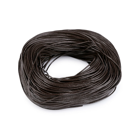 Kožená šnúrka okrúhla Ø2 mm metráž - 1 m | Mimib