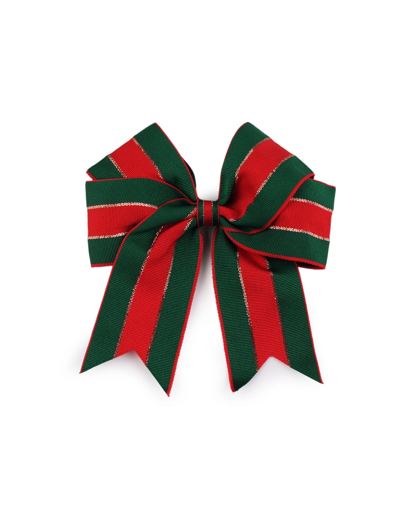 Vianočná mašľa rypsová 12x13 cm - 6 ks | Mimib Vianočná mašľa rypsová 12x13 cm - 6 ks | Mimib
