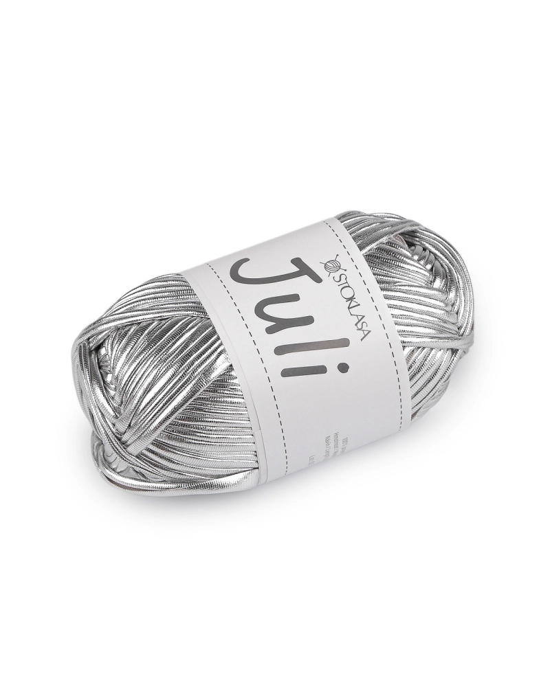 Pletacia priadza Juli metalická 100 g - 1 ks | Mimib Pletacia priadza Juli metalická 100 g - 1 ks | Mimib