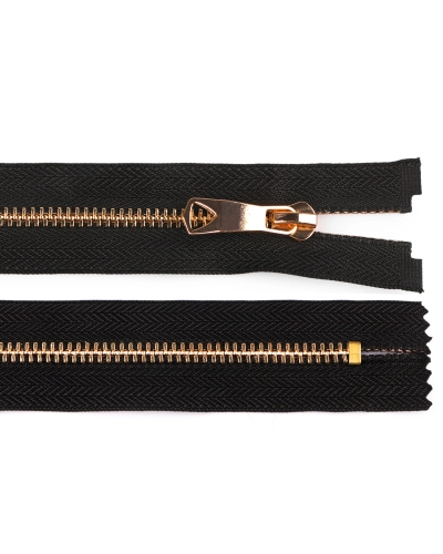 Kovový zips No 5 dĺžka 25 cm s ozdobným jazdcom - 1 ks | Mimib