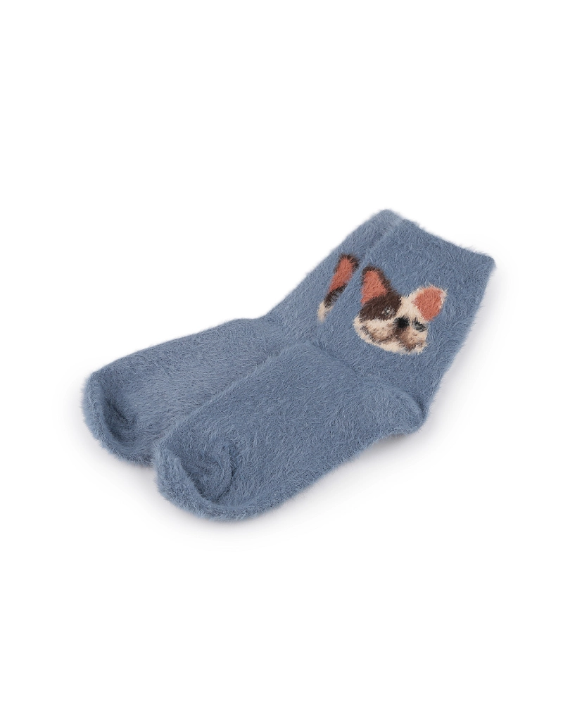 Detské ponožky teplé pes - 1 pár | Mimib