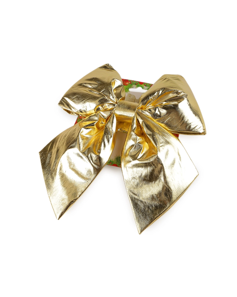 Vianočná mašľa metalická 21x24 cm - 1 ks | Mimib Vianočná mašľa metalická 21x24 cm - 1 ks | Mimib