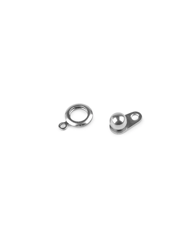 Bižutérne zapínanie z nerezovej ocele 8x14 mm - 1 ks | Mimib Bižutérne zapínanie z nerezovej ocele 8x14 mm - 1 ks | Mimib
