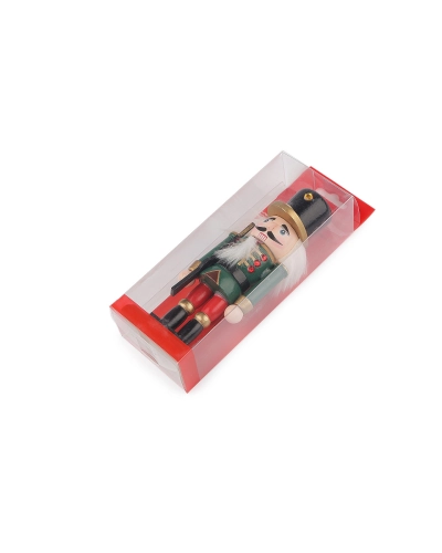 Vianočný drevený vojačik / luskáčik - 1 ks | Mimib