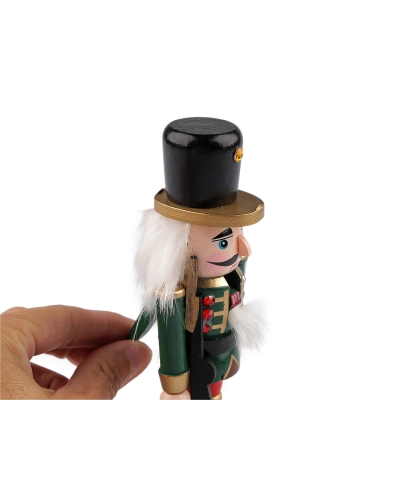 Vianočný drevený vojačik / luskáčik - 1 ks | Mimib