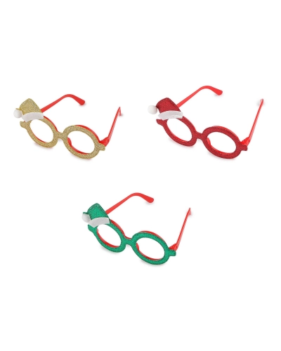 Vianočné párty / karnevalové okuliare Santa - 1 ks | Mimib Vianočné párty / karnevalové okuliare Santa - 1 ks | Mimib