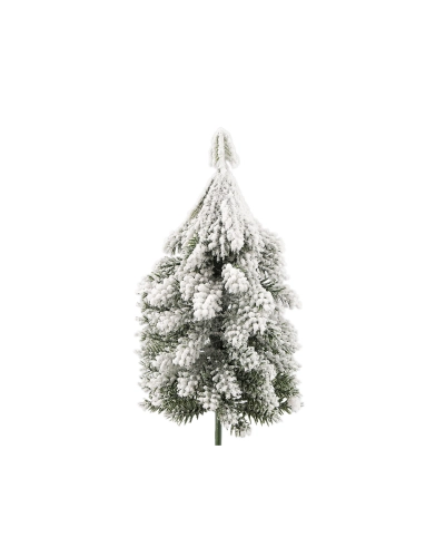 Umelý stromček na drôtiku zasnežený do vencov, kvetináčov 13 cm, 17 cm - 1 ks | Mimib