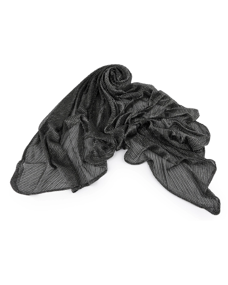 Spoločenský šál cez ramená s lurexom 60x160 cm - 1 ks | Mimib