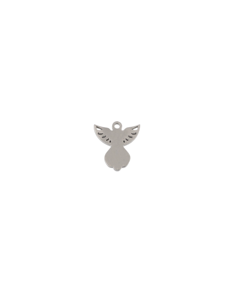 Prívesok z nerezovej ocele anjel 11x12 mm - 1 ks | Mimib