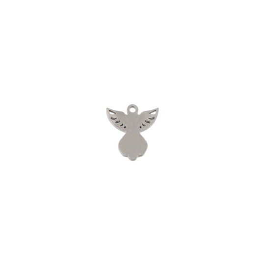 Prívesok z nerezovej ocele anjel 11x12 mm - 1 ks | Mimib