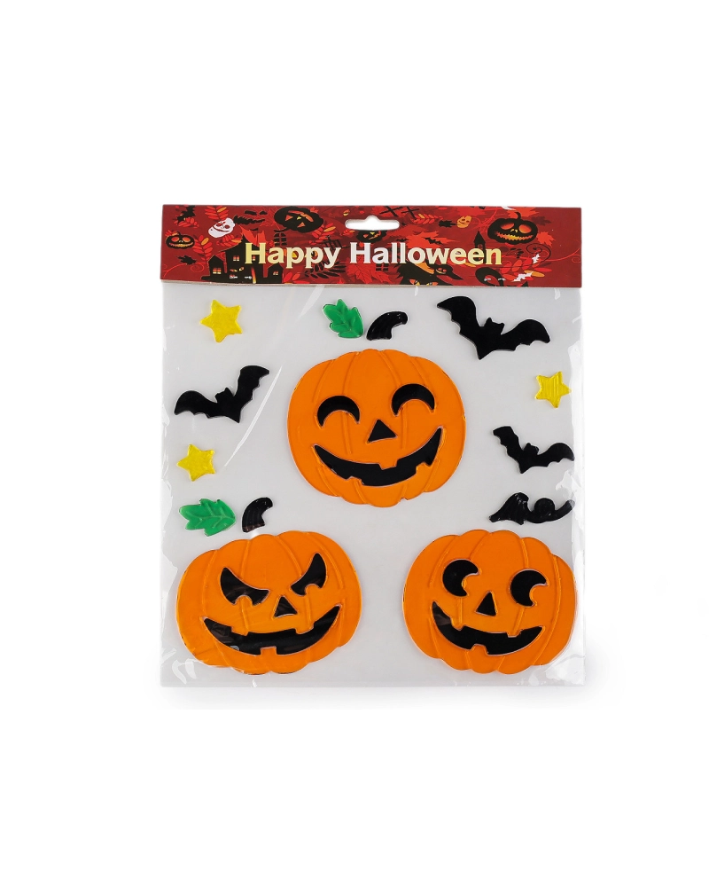 Gélové samolepky Halloween / čarodejnice - 1 kar. | Mimib