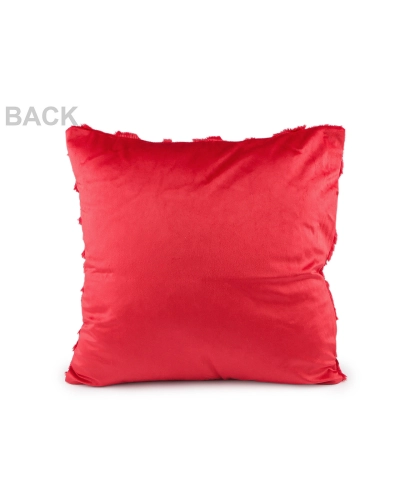 Vianočná obliečka na vankúš plyšová so stromčekmi 45x45 cm - 1 ks | Mimib
