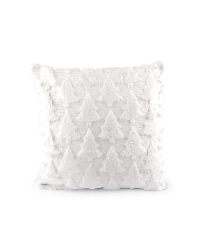 Vianočná obliečka na vankúš plyšová so stromčekmi 45x45 cm - 1 ks | Mimib