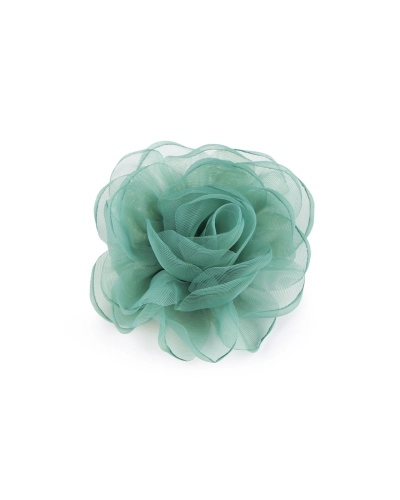 Brošňa organzový kvet Ø8 cm - 1 ks | Mimib Brošňa organzový kvet Ø8 cm - 1 ks | Mimib