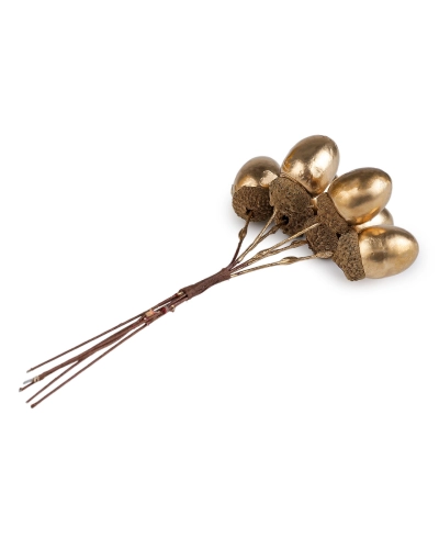 Umelé žalude na drôtiku metalické - 1 zväzok | Mimib