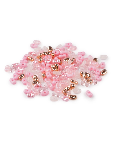 Plastové korálky peanut mix 4x6 mm - 10 g | Mimib Plastové korálky peanut mix 4x6 mm - 10 g | Mimib