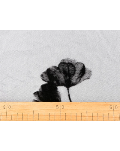 Tyl s listami ginkgo - 1 m | Mimib