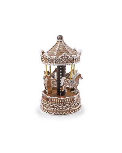 Vianočný kolotoč imitácia perníka - hrajúci - 1 ks | Mimib