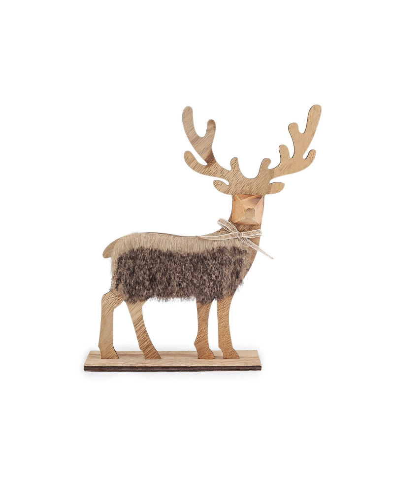 Drevený jeleň výška 30 cm - 1 ks | Mimib Drevený jeleň výška 30 cm - 1 ks | Mimib