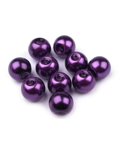 Perle sticlă lucioase, Ø8 mm | Mimib Perle sticlă lucioase, Ø8 mm | Mimib