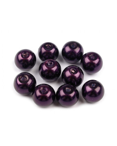 Perle sticlă lucioase, Ø8 mm | Mimib Perle sticlă lucioase, Ø8 mm | Mimib