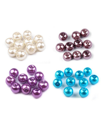 Perle sticlă lucioase, Ø8 mm | Mimib Perle sticlă lucioase, Ø8 mm | Mimib
