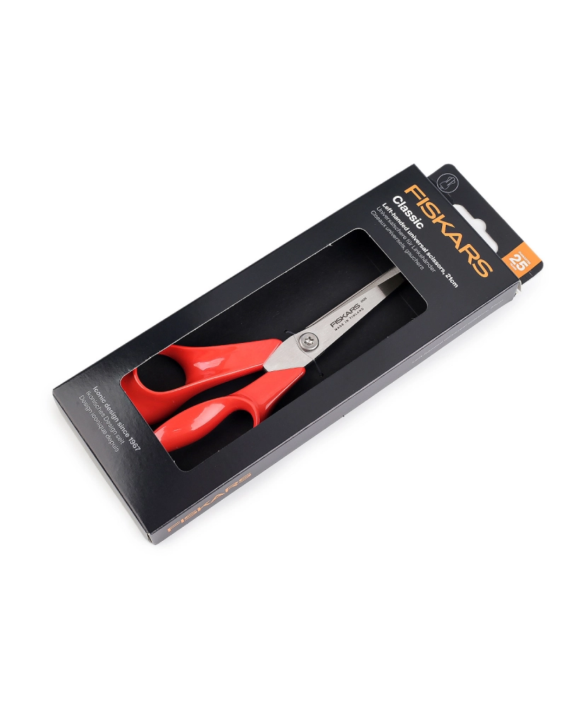 Krajčírske nožnice Fiskars pre ľavákov dĺžka 21 cm - 1 ks | Mimib Krajčírske nožnice Fiskars pre ľavákov dĺžka 21 cm - 1 ks | Mimib