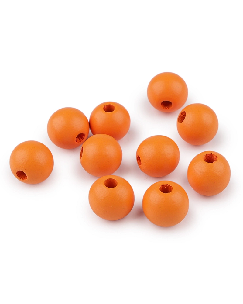 Drevené koráliky Ø16 mm - 10 ks | Mimib