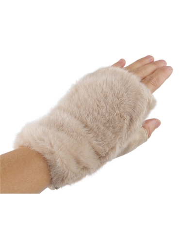 Dámske rukavice bezprsté s kožušinou - 1 pár | Mimib Dámske rukavice bezprsté s kožušinou - 1 pár | Mimib