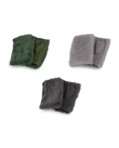 Dámske rukavice bezprsté s kožušinou - 1 pár | Mimib Dámske rukavice bezprsté s kožušinou - 1 pár | Mimib