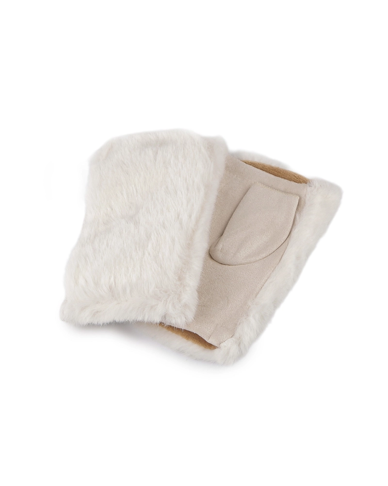 Dámske rukavice bezprsté s kožušinou - 1 pár | Mimib Dámske rukavice bezprsté s kožušinou - 1 pár | Mimib