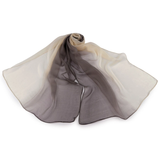 Letná šatka / šál ombré 50x155 cm - 1 ks | Mimib