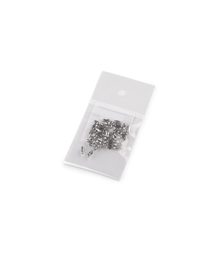 Spojka / koncovka na guličkovú retiazku z nerezovej ocele 3x7 mm - 50 ks | Mimib