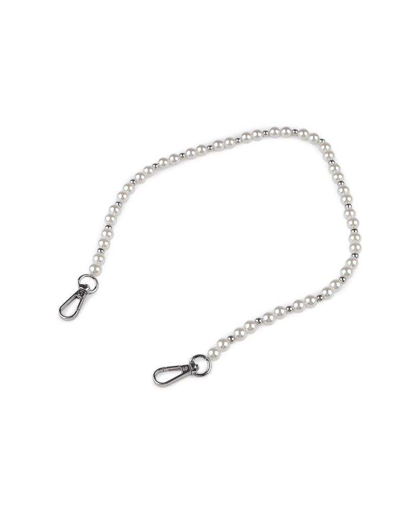 Perlová retiazka / ucho na kabelky a telefóny dĺžka 60 cm - 1 ks | Mimib Perlová retiazka / ucho na kabelky a telefóny dĺžka 60 cm - 1 ks | Mimib