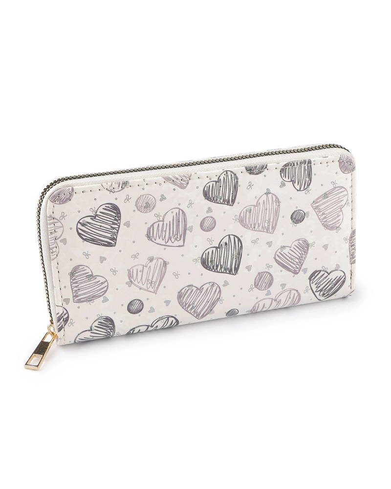 Dámska / dievčenská peňaženka srdce 10x19 cm - 1 ks | Mimib